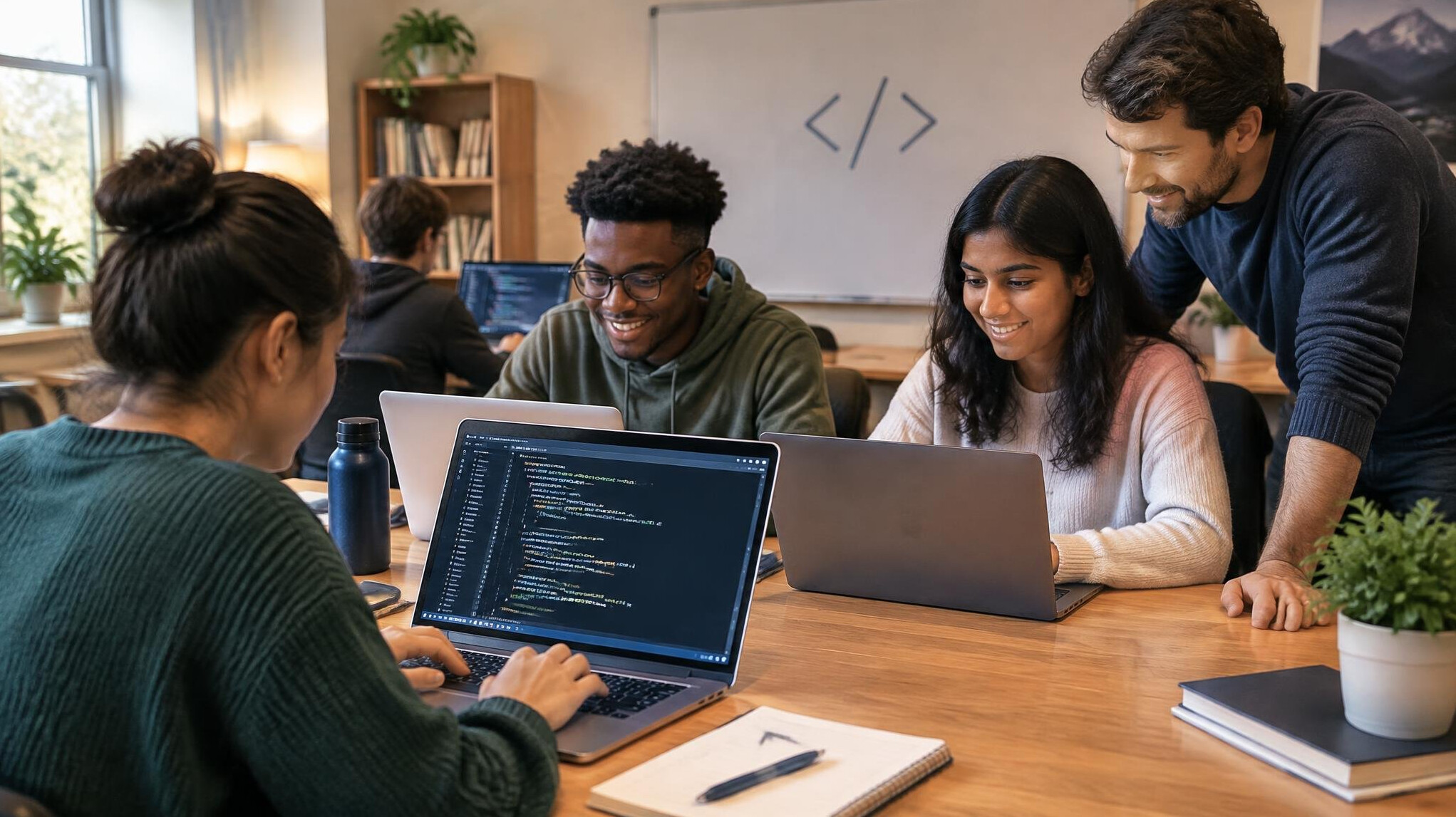 cozy programming classroom
